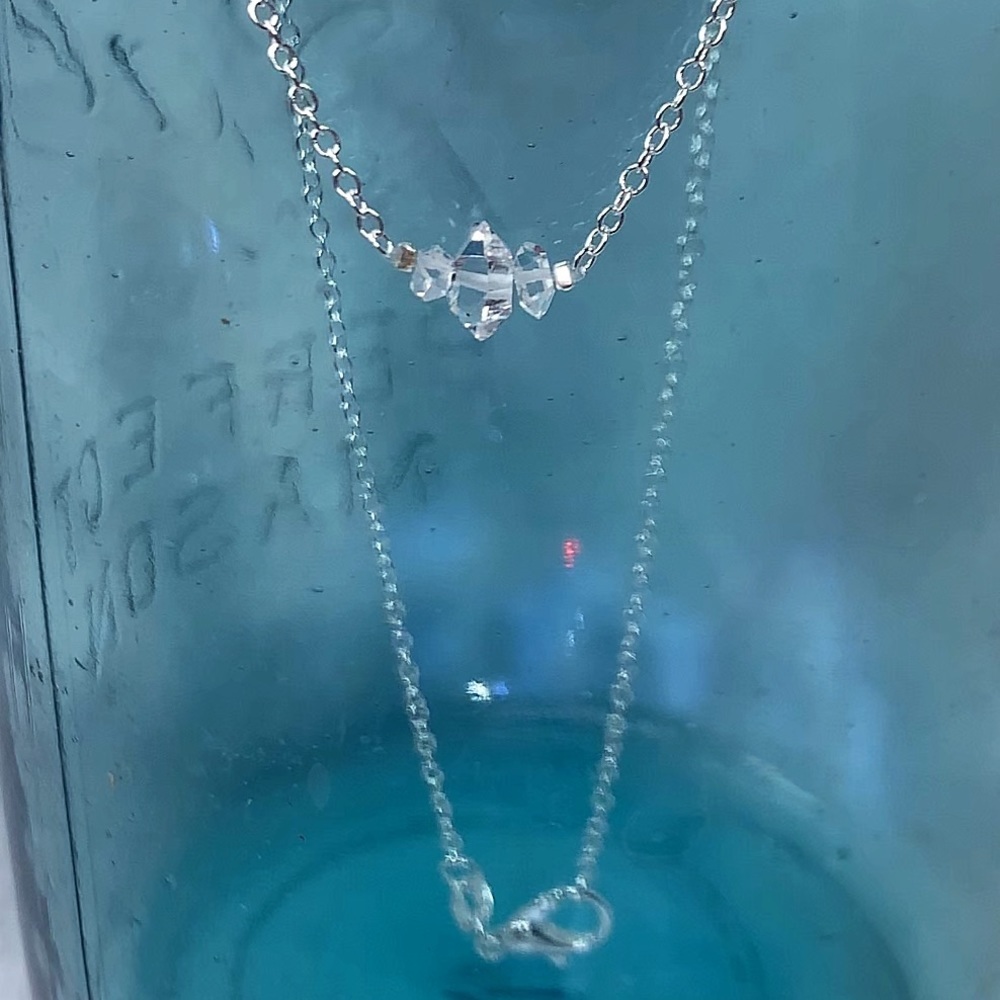 Hand Made Diamond Charm Necklace - Picture 3 of 7